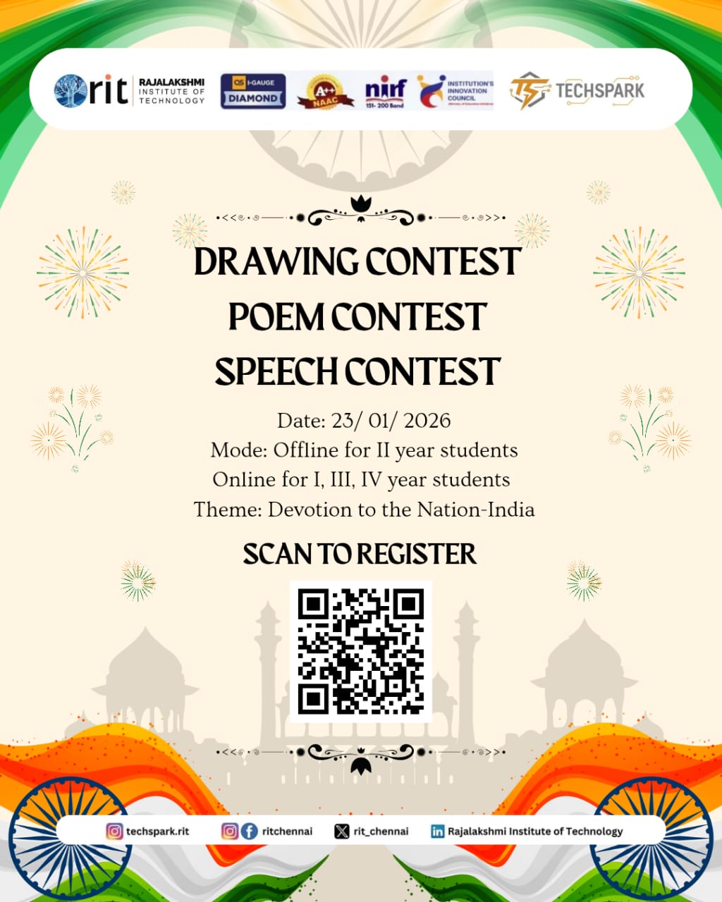 Republic Day Contest poster